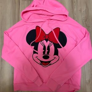 Disney Minnie Mouse Cropped Hoodie